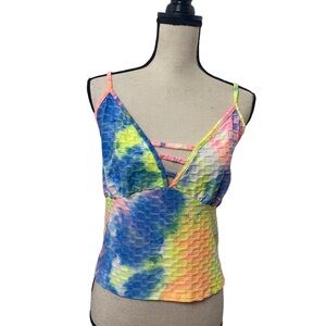 Rue + Tie Dye Design Top multi Colors Sz 3X